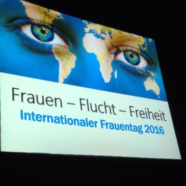 Feier anlässlich des Internationalen Frauentages in der Turbinenhalle