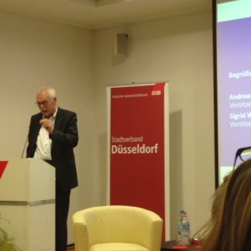 Veranstaltung des DGB zum Thema „Unsere Alternative heißt Respekt und Solidarität“