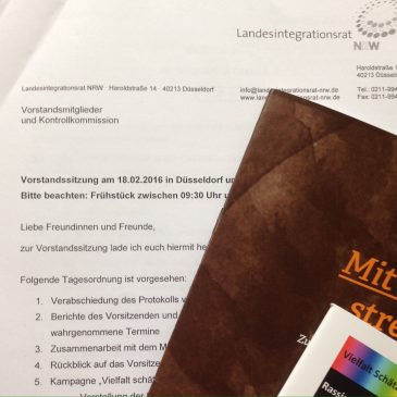 Vorstandssitzung Landesintegrationsrat 