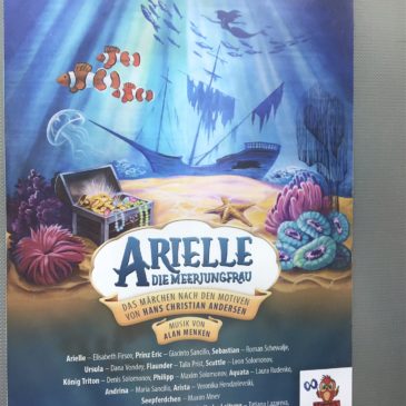 Arielle die Meerjungfrau im Theatermuseum in Düsseldorf