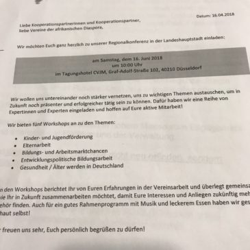 Regionalkonferenz „Dialog Afrika“ in Düsseldorf