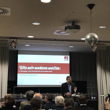 Podiumsdiskussion zum Thema Wohnen in Düsseldorf