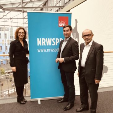 Gespräch mit dem Landesvorsitzenden der NRWSPD Sebastian Hartmann