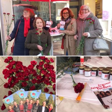 Infostand des Ortsvereins SPD Düsseltal-Flingern