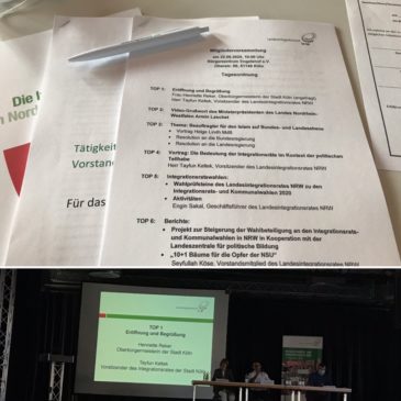 Mitgliederversammlung des Landesintegrationsrates in Köln
