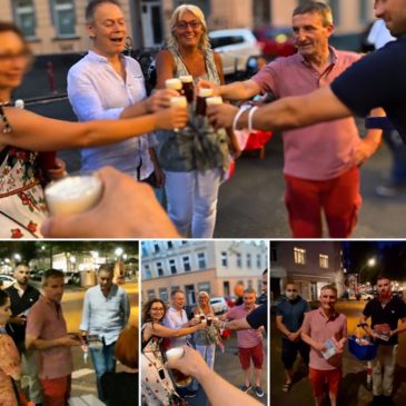 Wahlkampfsamstag in Flingern