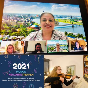 Vorstandssitzung des Hauses der Kulturen e. V. und Neujahrsempfang von Mosaik e. V.