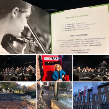 Mit dem Landesjugendorchester in Dinslaken