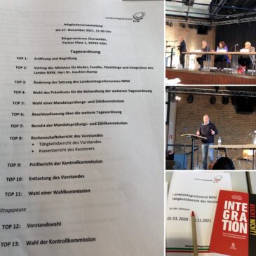 Mitgliederversammlung des Landesintegrationsrates in Köln-Chorweiler