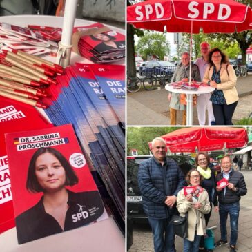 Infostand in Flingern