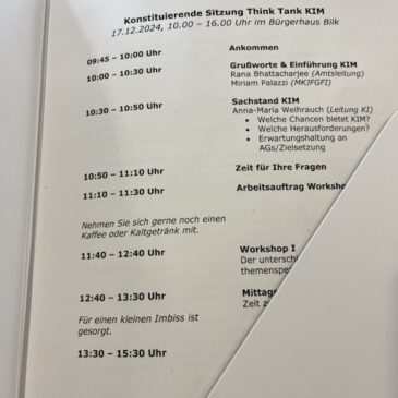 Konstituierende Sitzung Düsseldorf