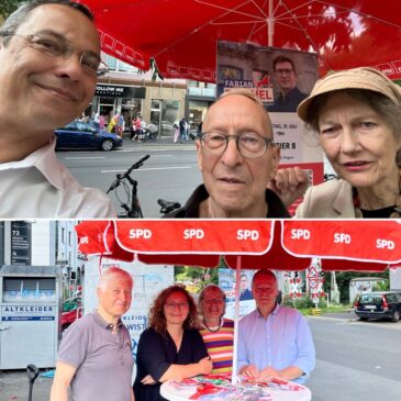 Infostand in Flingern