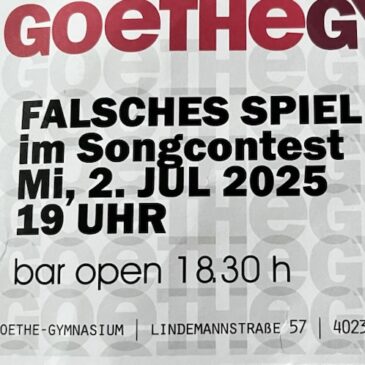 Musicalaufführung im Goethe