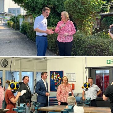 Unterwegs mit Bärbel Bas in Flingern