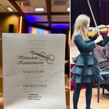 Herbstkonzert der Violinschule Konzertmeister in Ratingen