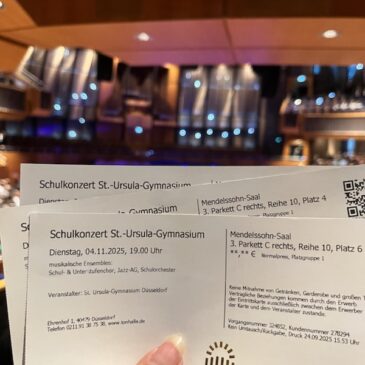 Schulkonzert St. Ursula Gymnasium