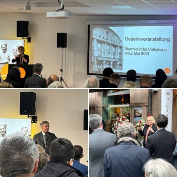 Gedenkveranstaltung zum Sturm auf das Düsseldorfer Volkshaus